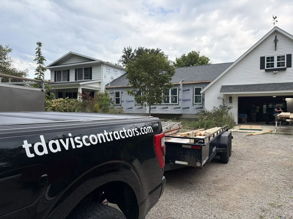 TDC Truck outside an addition project